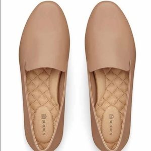 Birdies The Starling Nude Leather Slip-on Loafers